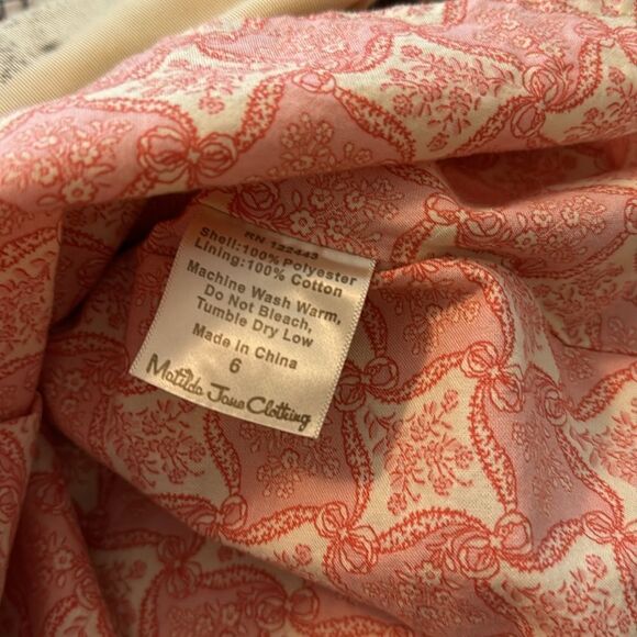 Hard To FInd Matilda Jane Westside Jumping Cow Faux Fur Tunic Top Sz 6 - Picture 4 of 4